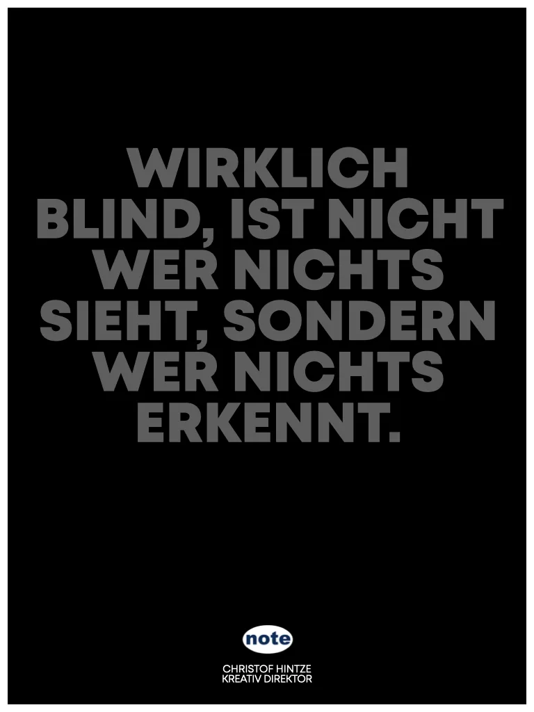 Christof Hintze Entdeckungen Thinking Partner über das nicht sehen und nicht erkennen können Christof Hintze Entdeckungen Thinking Partner über das nicht sehen und nicht erkennen können