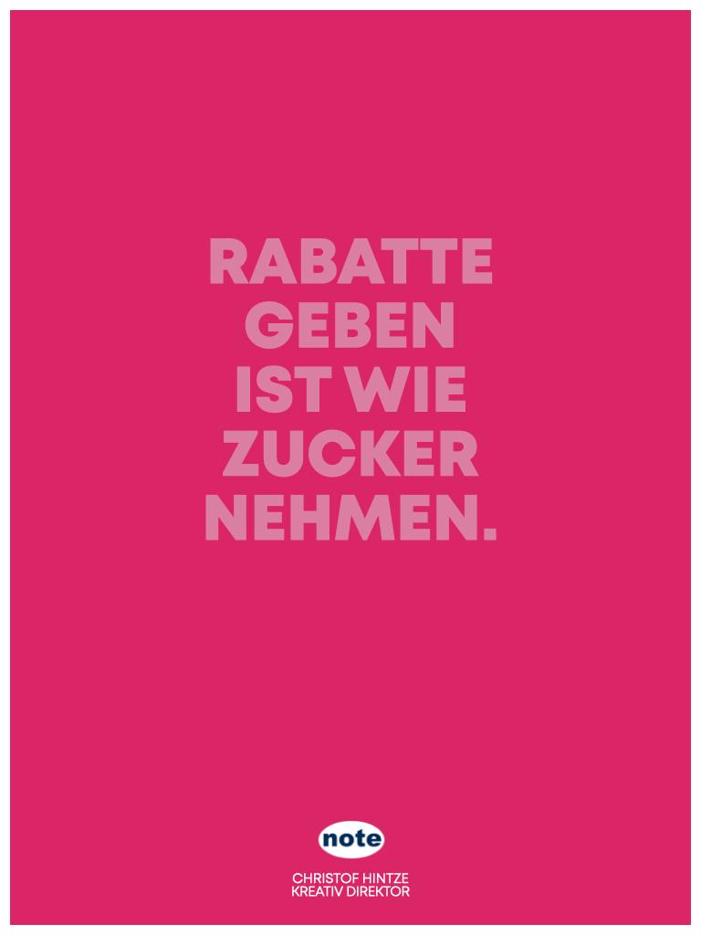 Rabatte streichpreise angebote marketing sales verkaufen der Wert der Marke ist unezahlbar